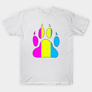 Pansexual Pride Paw T-Shirt